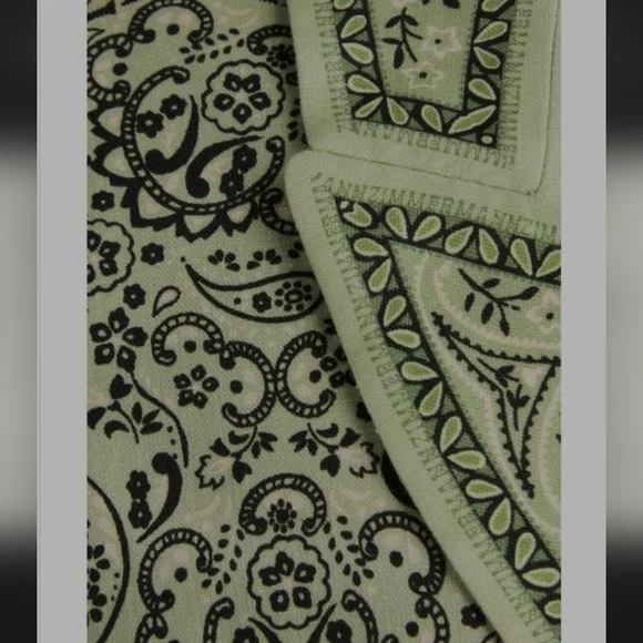 ZIMMERMAN GREEN PAISLEY BLAZER✨️MATCHMAKER 2024 RUNWAY COLLECTION✨️NWOT❤️🔥 - Picture 14 of 14